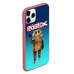 Чехол iPhone 11 Pro матовый ROBLOX, цвет: 3D-малиновый — фото 2