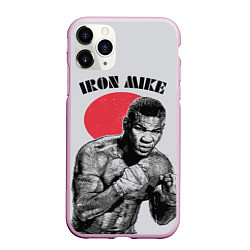 Чехол iPhone 11 Pro матовый Iron Mike, цвет: 3D-розовый