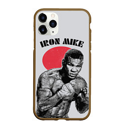 Чехол iPhone 11 Pro матовый Iron Mike, цвет: 3D-коричневый