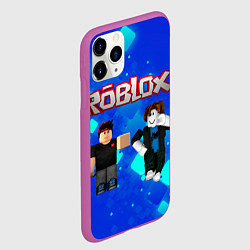Чехол iPhone 11 Pro матовый ROBLOX, цвет: 3D-фиолетовый — фото 2
