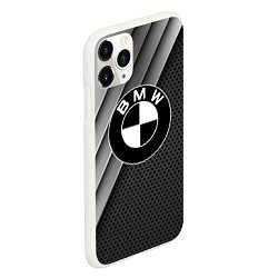 Чехол iPhone 11 Pro матовый BMW, цвет: 3D-белый — фото 2