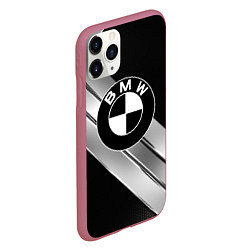 Чехол iPhone 11 Pro матовый BMW, цвет: 3D-малиновый — фото 2