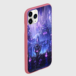 Чехол iPhone 11 Pro матовый HEROES, цвет: 3D-малиновый — фото 2