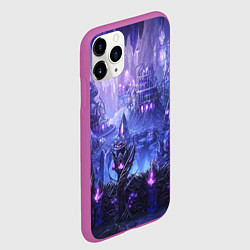 Чехол iPhone 11 Pro матовый HEROES, цвет: 3D-фиолетовый — фото 2