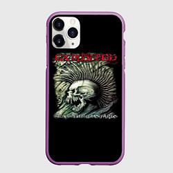 Чехол iPhone 11 Pro матовый The Exploited, цвет: 3D-фиолетовый
