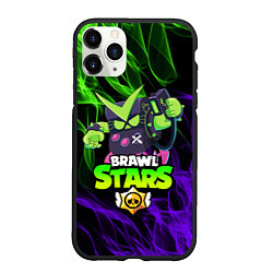 Чехол iPhone 11 Pro матовый BRAWL STARS VIRUS 8-BIT, цвет: 3D-черный