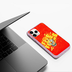 Чехол iPhone 11 Pro матовый Fire Force, цвет: 3D-розовый — фото 2