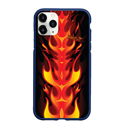 Чехол iPhone 11 Pro матовый Judas Priest, цвет: 3D-тёмно-синий