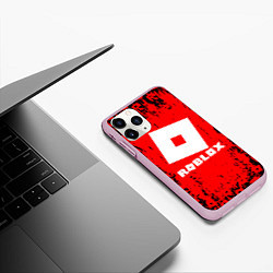 Чехол iPhone 11 Pro матовый ROBLOX, цвет: 3D-розовый — фото 2