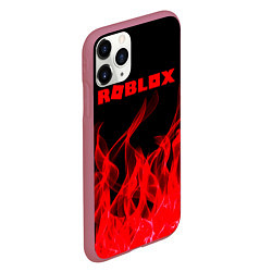 Чехол iPhone 11 Pro матовый ROBLOX, цвет: 3D-малиновый — фото 2
