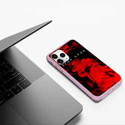 Чехол iPhone 11 Pro матовый ЕГОР КРИД, цвет: 3D-розовый — фото 2