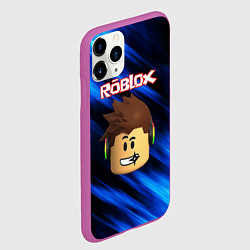 Чехол iPhone 11 Pro матовый ROBLOX, цвет: 3D-фиолетовый — фото 2