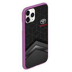 Чехол iPhone 11 Pro матовый TOYOTA, цвет: 3D-фиолетовый — фото 2