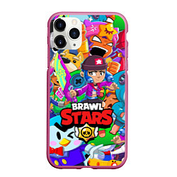 Чехол iPhone 11 Pro матовый BRAWL STARS BIBI