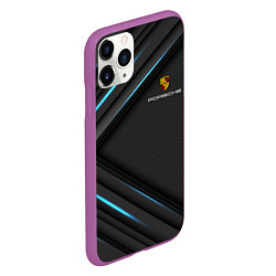 Чехол iPhone 11 Pro матовый PORSCHE, цвет: 3D-фиолетовый — фото 2