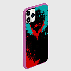 Чехол iPhone 11 Pro матовый DMC, цвет: 3D-фиолетовый — фото 2