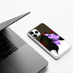 Чехол iPhone 11 Pro матовый ALL THE GOOD GIRLS GO TO HELL, цвет: 3D-белый — фото 2