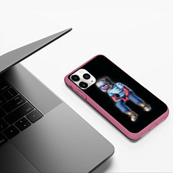 Чехол iPhone 11 Pro матовый CountryHumans - Россия, цвет: 3D-малиновый — фото 2