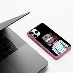 Чехол iPhone 11 Pro матовый CountryHumans - Россия, цвет: 3D-малиновый — фото 2