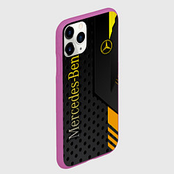 Чехол iPhone 11 Pro матовый Mercedes-Benz, цвет: 3D-фиолетовый — фото 2