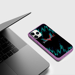 Чехол iPhone 11 Pro матовый DEVIL MAY CRY, цвет: 3D-фиолетовый — фото 2