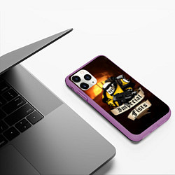 Чехол iPhone 11 Pro матовый Imperial Fists W40000, цвет: 3D-фиолетовый — фото 2