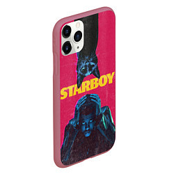Чехол iPhone 11 Pro матовый STARBOY, цвет: 3D-малиновый — фото 2