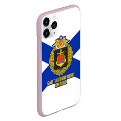 Чехол iPhone 11 Pro матовый Балтийский флот ВМФ РФ, цвет: 3D-розовый — фото 2