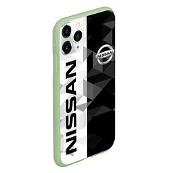 Чехол iPhone 11 Pro матовый NISSAN, цвет: 3D-салатовый — фото 2