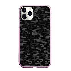 Чехол iPhone 11 Pro матовый ГОРОДСКОЙ КАМУФЛЯЖ, цвет: 3D-розовый