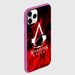 Чехол iPhone 11 Pro матовый ASSASSINS CREED, цвет: 3D-фиолетовый — фото 2