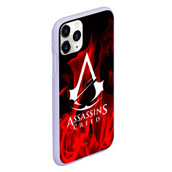 Чехол iPhone 11 Pro матовый ASSASSINS CREED, цвет: 3D-светло-сиреневый — фото 2