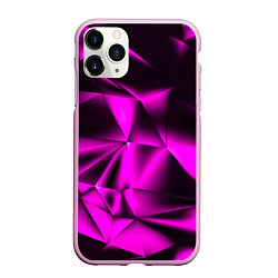 Чехол iPhone 11 Pro матовый НЕОНОВАЯ ТЕКСТУРА, цвет: 3D-розовый