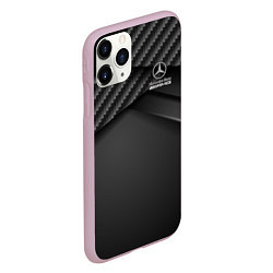 Чехол iPhone 11 Pro матовый Mercedes-AMG, цвет: 3D-розовый — фото 2