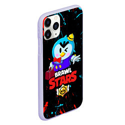 Чехол iPhone 11 Pro матовый BRAWL STARS MRP, цвет: 3D-светло-сиреневый — фото 2