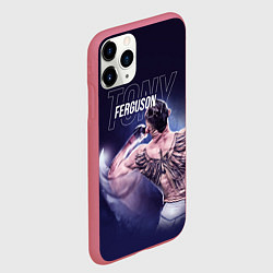 Чехол iPhone 11 Pro матовый Tony Ferguson, цвет: 3D-малиновый — фото 2
