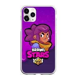 Чехол iPhone 11 Pro матовый Brawl stars Шелли, цвет: 3D-белый