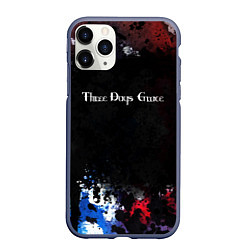Чехол iPhone 11 Pro матовый THREE DAYS GRACE, цвет: 3D-серый