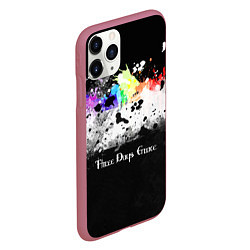 Чехол iPhone 11 Pro матовый THREE DAYS GRACE, цвет: 3D-малиновый — фото 2