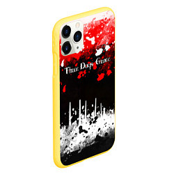 Чехол iPhone 11 Pro матовый THREE DAYS GRACE, цвет: 3D-желтый — фото 2