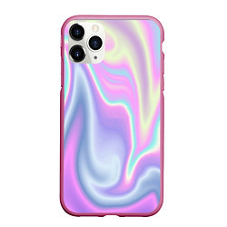 Чехол iPhone 11 Pro матовый Vaporwave, цвет: 3D-малиновый