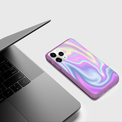 Чехол iPhone 11 Pro матовый Vaporwave, цвет: 3D-фиолетовый — фото 2
