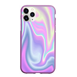 Чехол iPhone 11 Pro матовый Vaporwave, цвет: 3D-фиолетовый