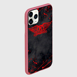 Чехол iPhone 11 Pro матовый AEROSMITH, цвет: 3D-малиновый — фото 2