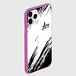 Чехол iPhone 11 Pro матовый ASAP ROCKY, цвет: 3D-фиолетовый — фото 2