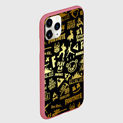 Чехол iPhone 11 Pro матовый FORTNITE, цвет: 3D-малиновый — фото 2