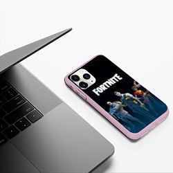 Чехол iPhone 11 Pro матовый FORTNITE 2 СЕЗОН ГЛАВА 2, цвет: 3D-розовый — фото 2