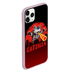 Чехол iPhone 11 Pro матовый CATZILLA, цвет: 3D-розовый — фото 2