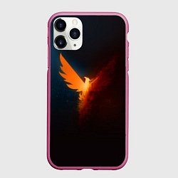 Чехол iPhone 11 Pro матовый The Division 2, цвет: 3D-малиновый