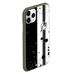 Чехол iPhone 11 Pro матовый Metallica, цвет: 3D-темно-зеленый — фото 2